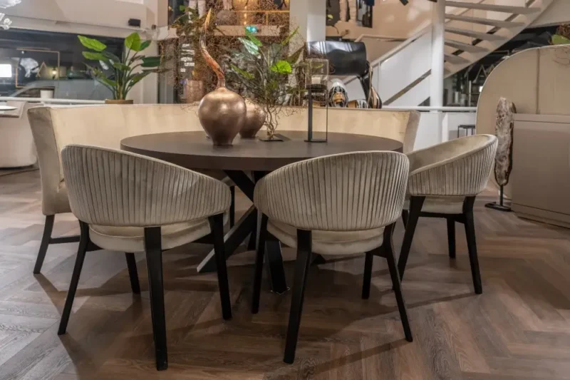 Ronde Eetbank Baltimore - Afbeelding 3