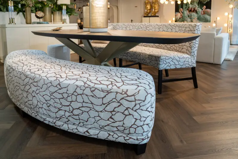 Eetbank Diego | Comfortabel, Curved & Chic - Afbeelding 2