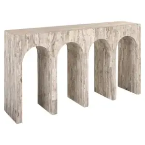 Richmond - Wandtafel La Rague natural grey travertine (Grey)