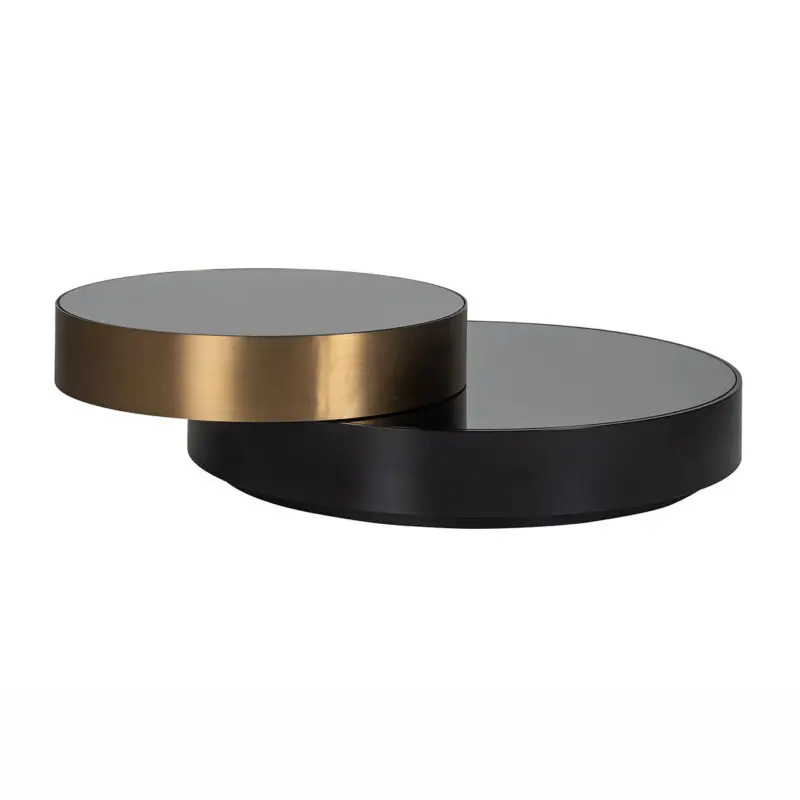 - Salontafel Slice (Black/gold)