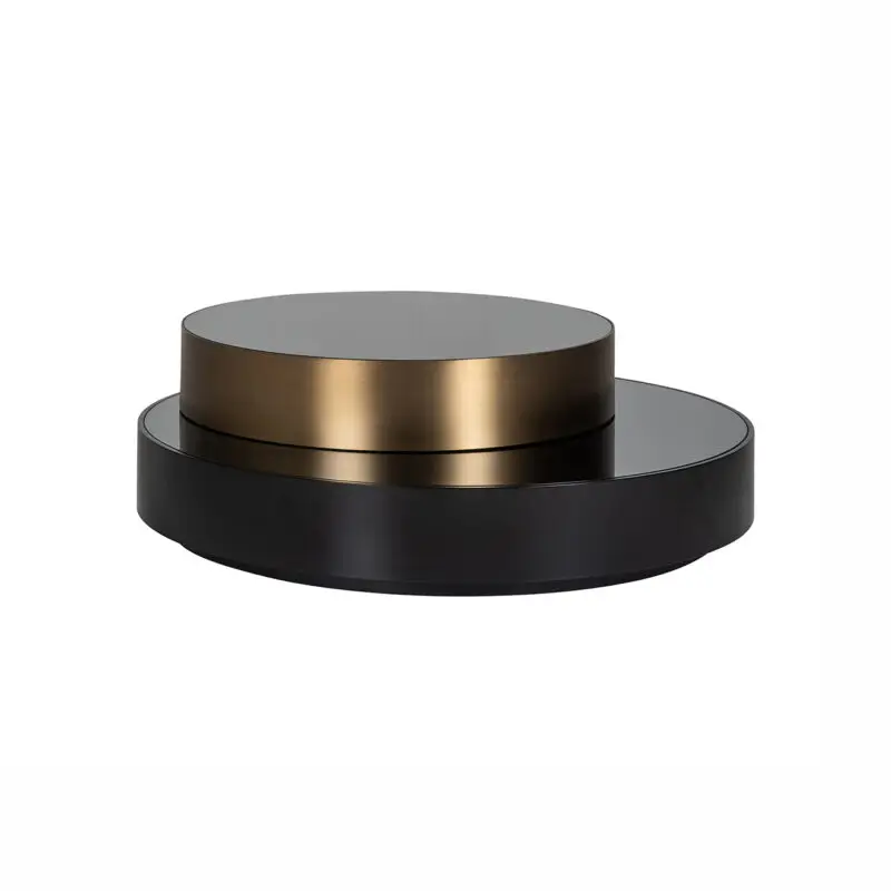 - Salontafel Slice (Black/gold)
