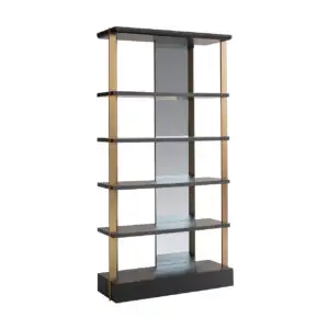 - Wandkast Rigley met spiegel (Charcoal)