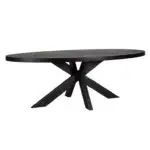 - Eettafel Watson black 235 incl. spinpoot zwart (Black)