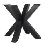 - Eettafel poot X-leg Bodhi zwart