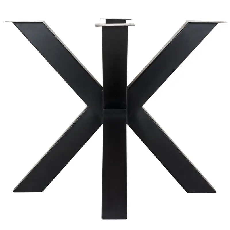 - Eettafel poot X-leg Bodhi zwart