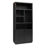 - Boekenkast Oakura 2-deuren (Black)