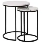- Bijzettafel Lexington set van 2  (White)