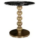 - Bistrotafel Witlox 75Ø (Black/gold)