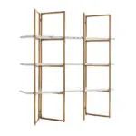 - Wandkast Lagrand gold met 3 planken (Gold)