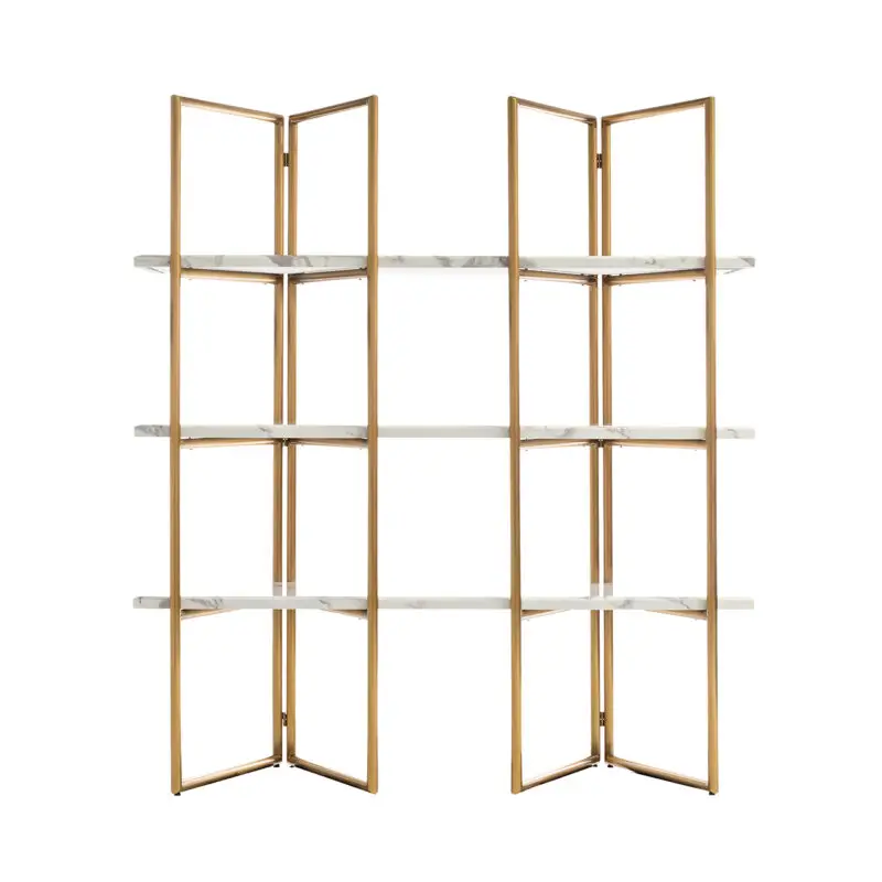 - Wandkast Lagrand gold met 3 planken (Gold)