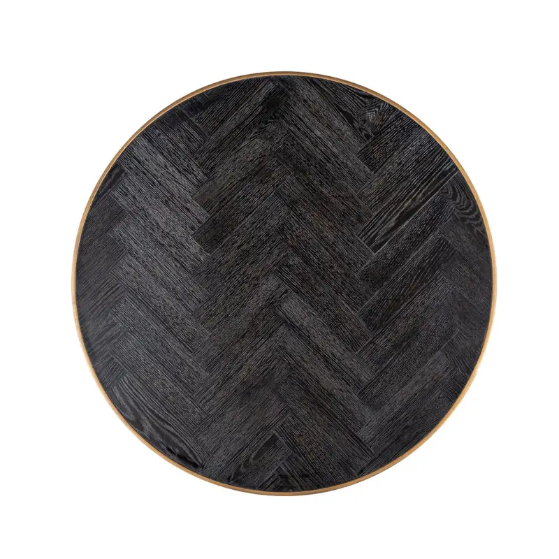 - Salontafel Blackbone brass set van 2  (Black rustic)