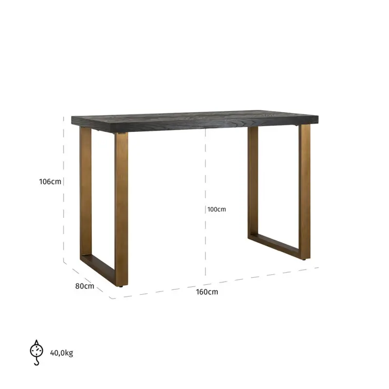 - Bartafel Blackbone brass (Black rustic)