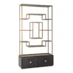 - Wandkast Hunter 2-laden (Black rustic)