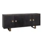- Dressoir Hunter 4-deuren (Black rustic)