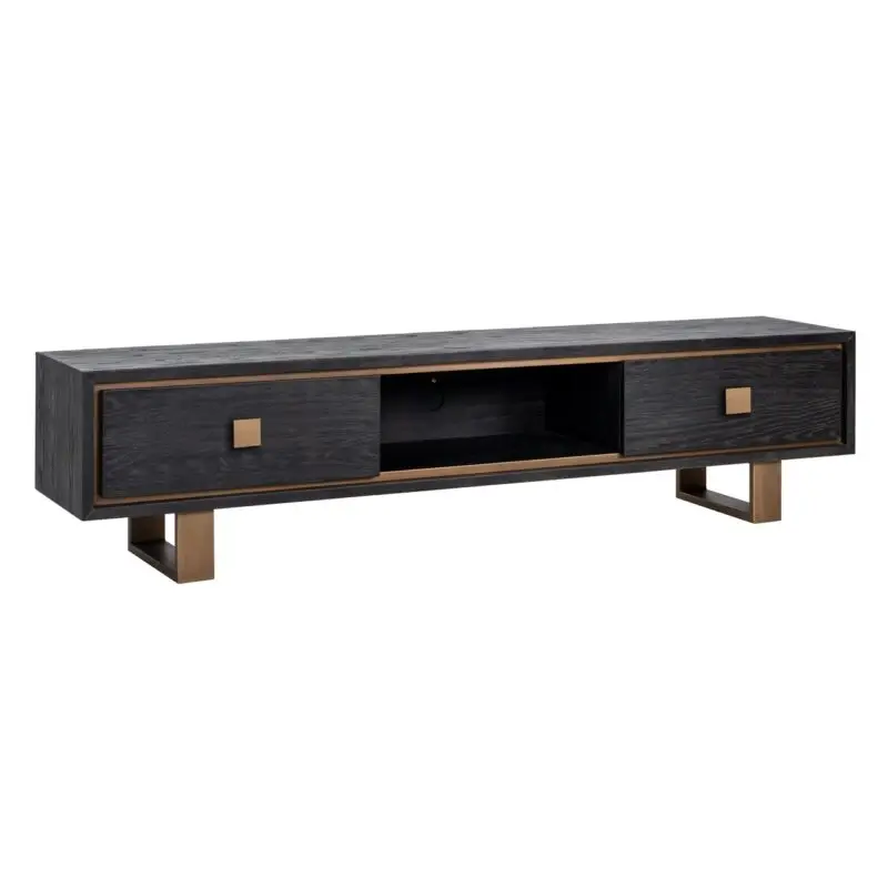 - TV-dressoir Hunter 2-laden (Black rustic)