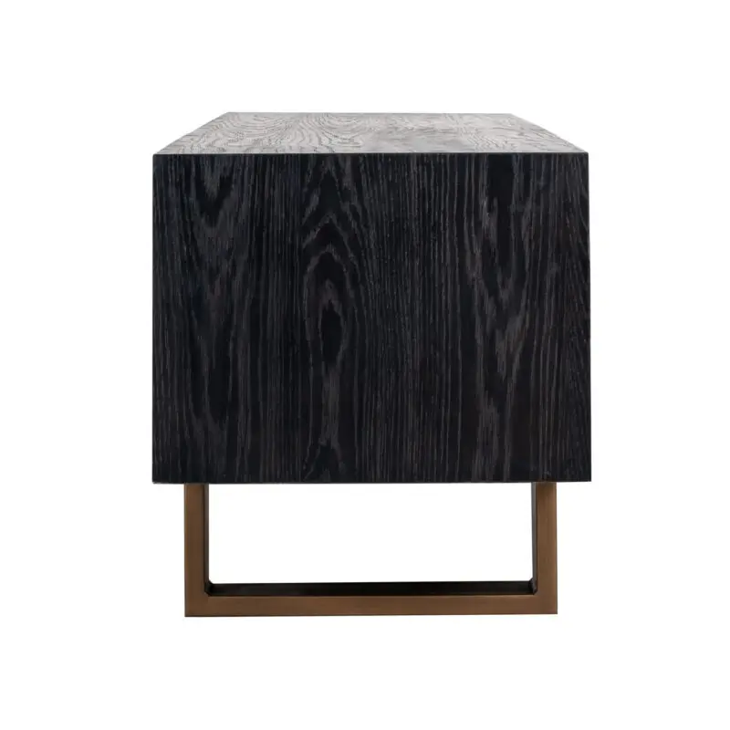 - TV-dressoir Hunter 2-laden (Black rustic)