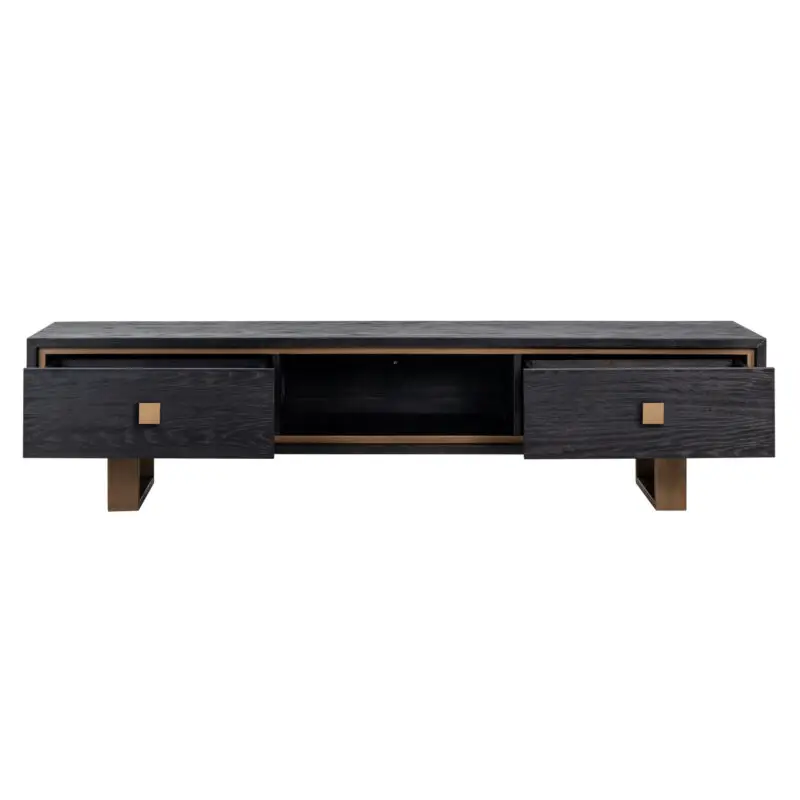 - TV-dressoir Hunter 2-laden (Black rustic)