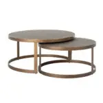 - Salontafel Bloomville set van 2 (Gold)