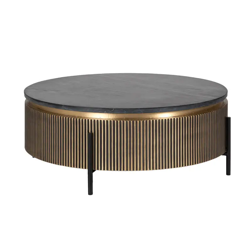 - Salontafel Ironville 90Ø (Gold)