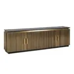 - TV-dressoir Ironville 4-deuren (Gold)