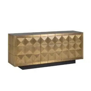 - Dressoir Collada 3-deuren (Brushed Gold)