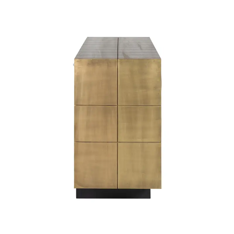- Dressoir Collada 3-deuren (Brushed Gold)