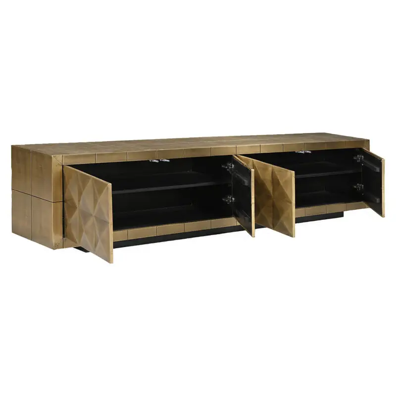 - TV-dressoir Collada 4-doors (Brushed Gold)