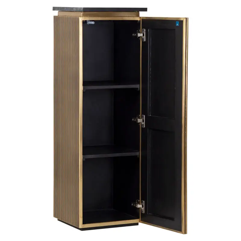 - Kolom Ironville 1-deur (Black/gold)