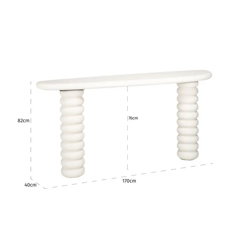 - Wandtafel Bloomstone 170x80 (White)