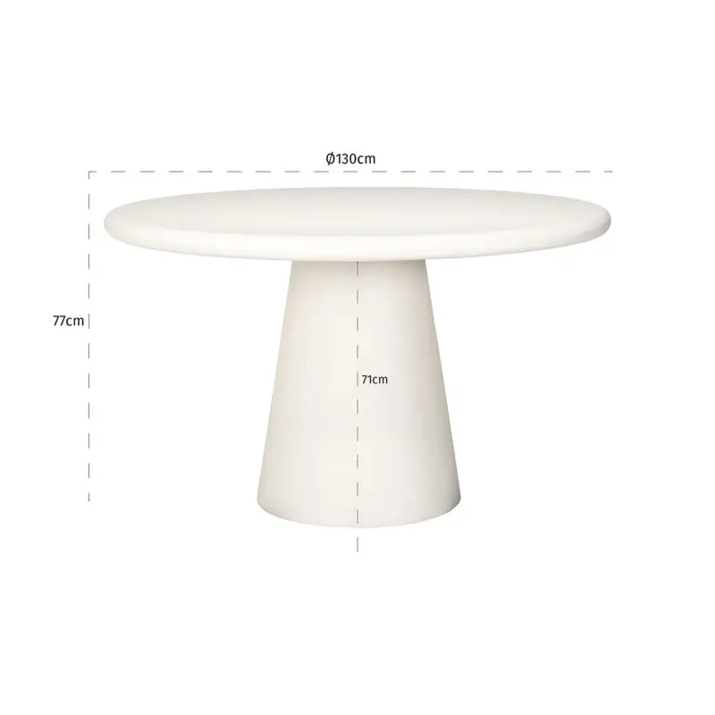 - Eettafel Bloomstone (White)