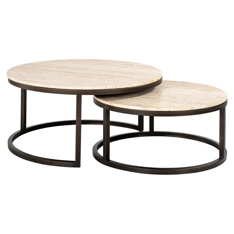 - Salontafel Avalon set van 2 (Bronze)