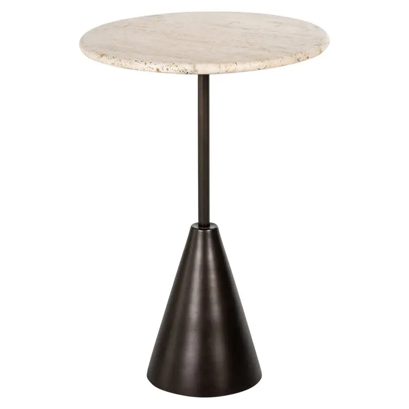 - Bijzettafel Avalon rond (Bronze)