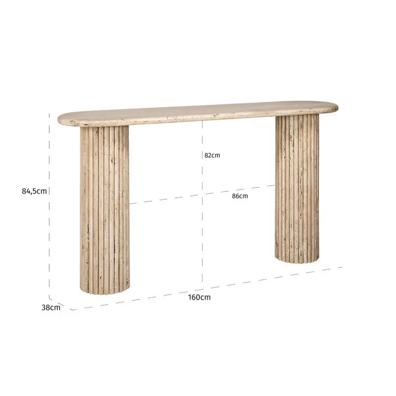 - Wandtafel La Cantera ovaal