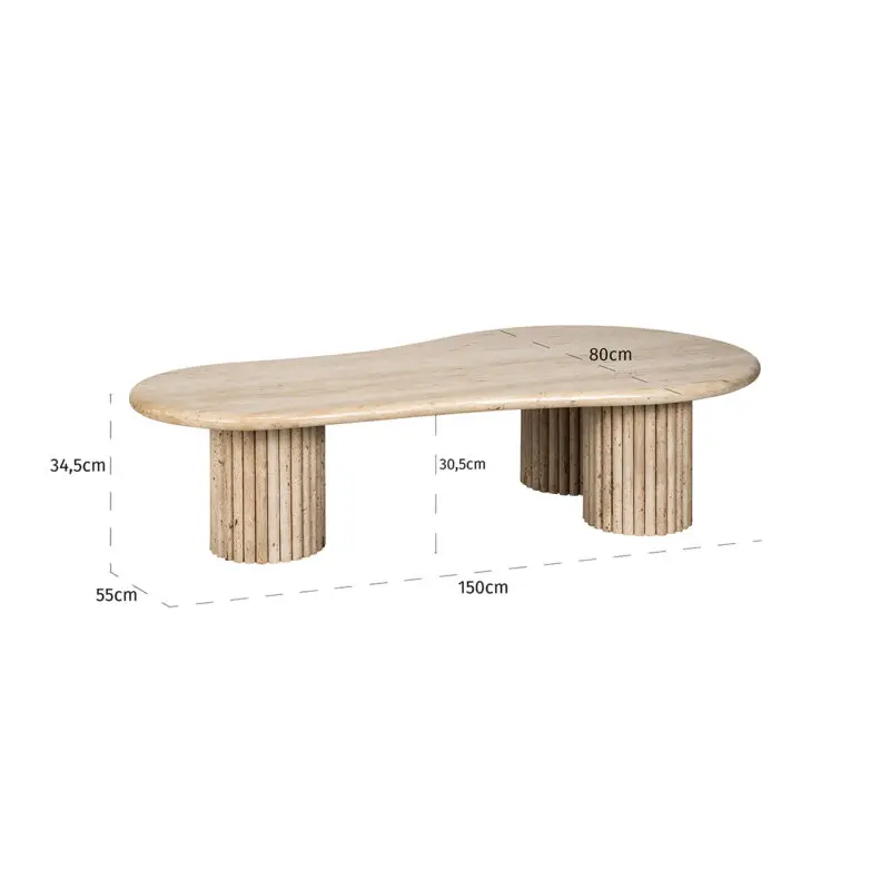 - Salontafel La Cantera organische