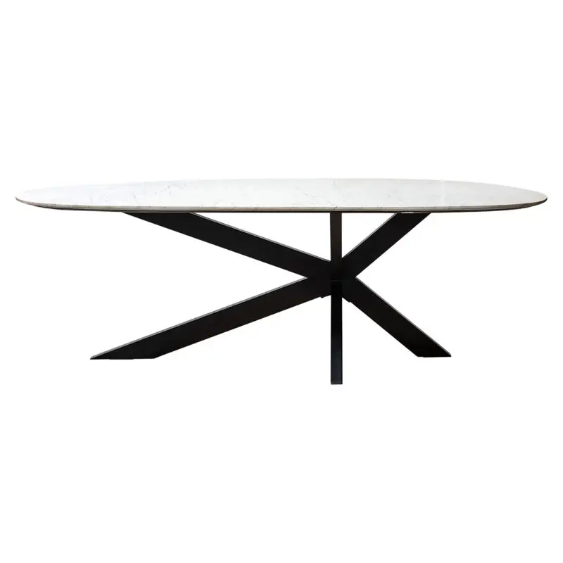 - Eettafel Trocadero wit (Black/white)