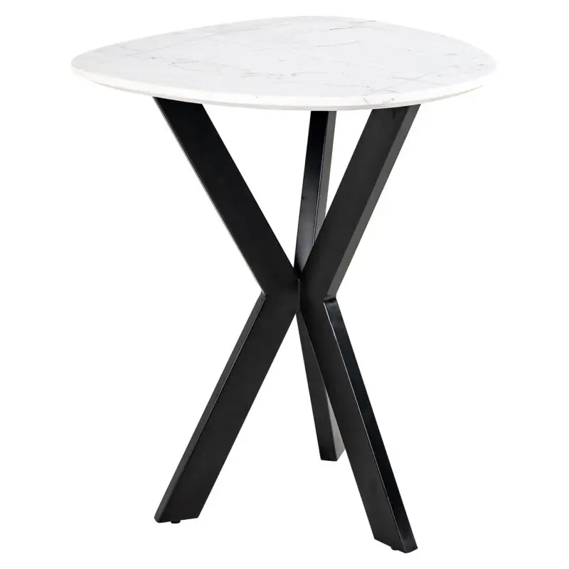 - Bijzettafel Trocadero wit (Black/white)