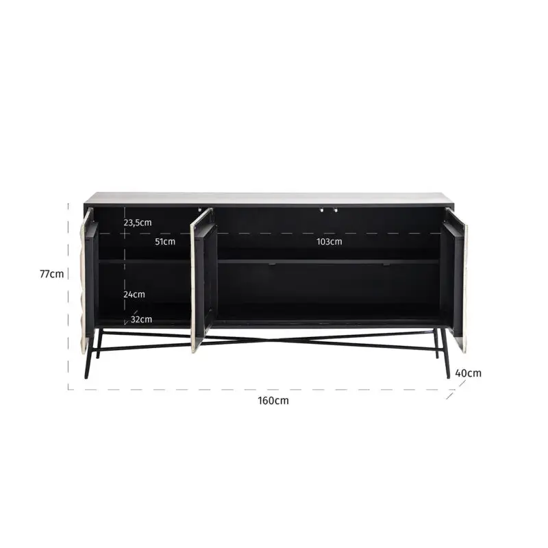 - Dressoir Tetro Gold