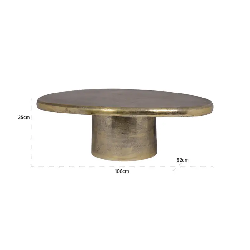 - Salontafel Pulitzer (Brushed Gold)