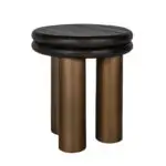 - Bijzettafel Macaron (Black rustic)
