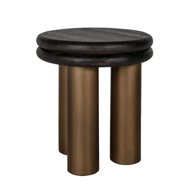 - Bijzettafel Macaron (Black rustic)