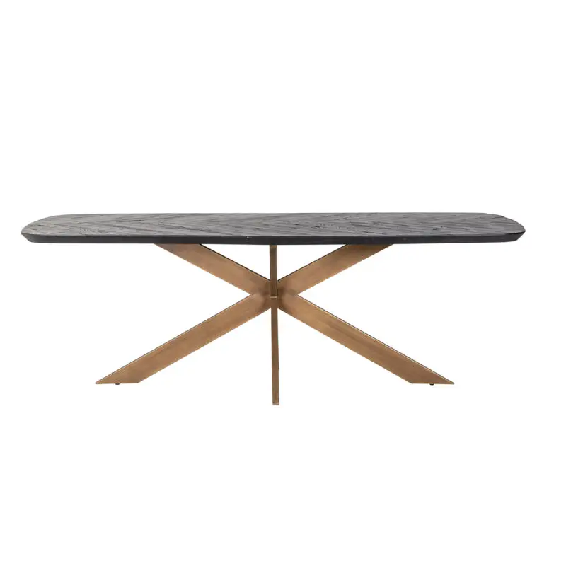 - Eettafel Hayley 230 (Dark coffee)