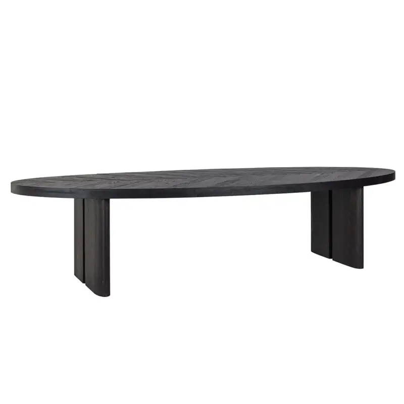 - Eettafel Lilly 330 ovaal (Dark coffee)