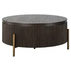 - Salontafel Luxor 95Ø (Brown)