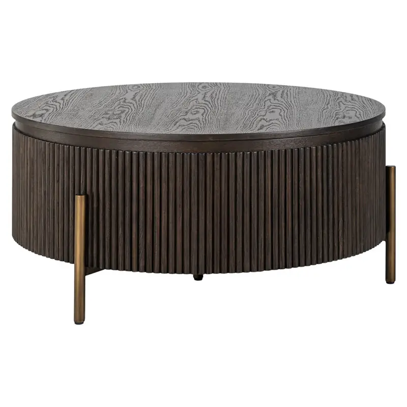 - Salontafel Luxor 95Ø (Brown)