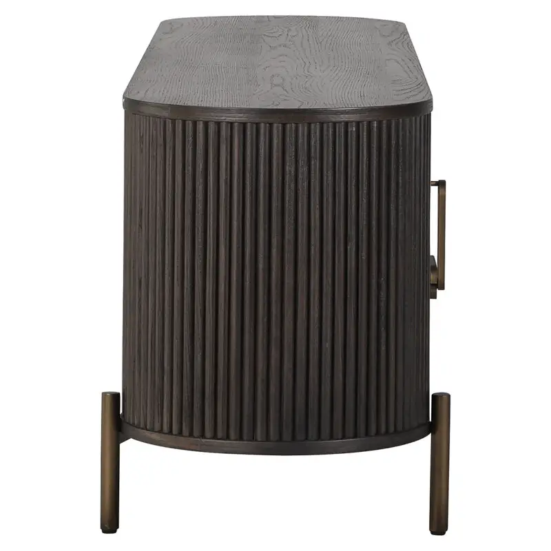 - TV-dressoir Luxor 2-deuren 1-lade (Brown)