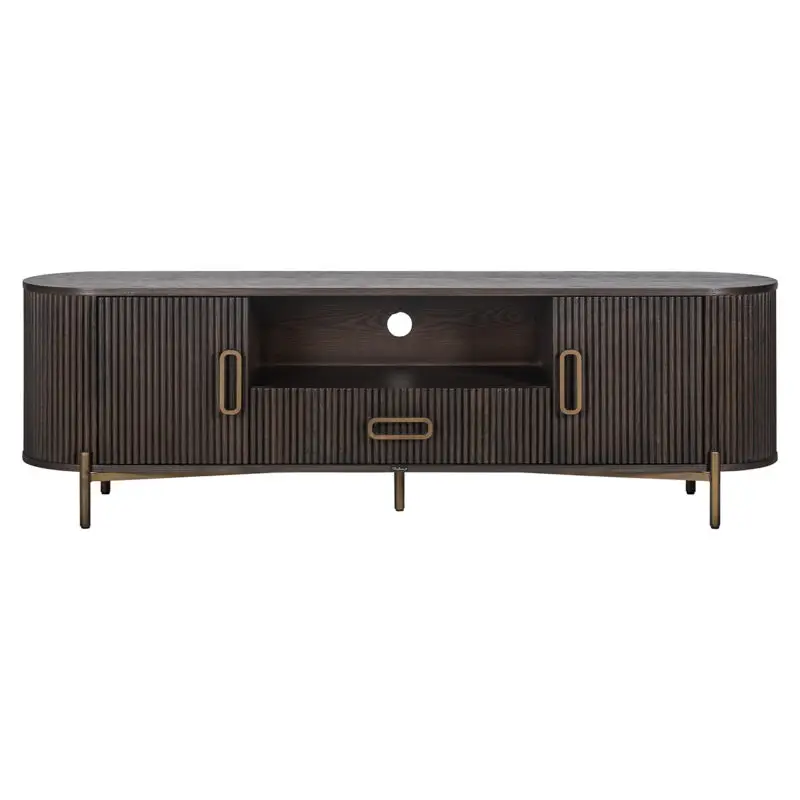 - TV-dressoir Luxor 2-deuren 1-lade (Brown)