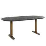 - Eettafel Revelin 235 (Black/gold)