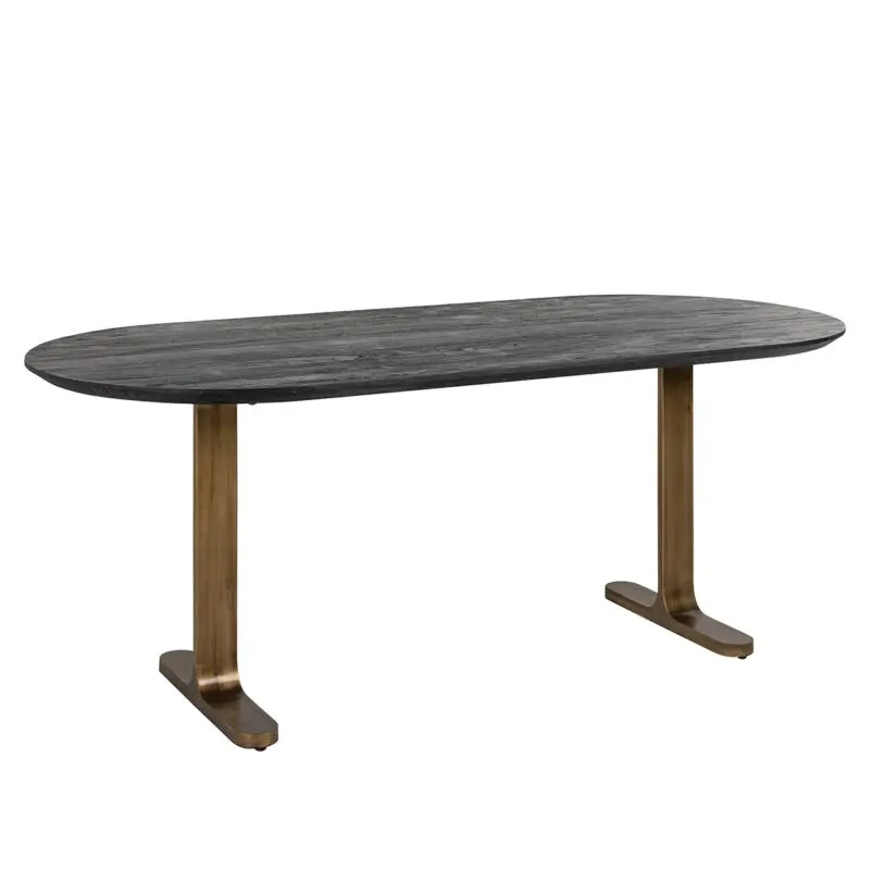 - Eettafel Revelin 235 (Black/gold)