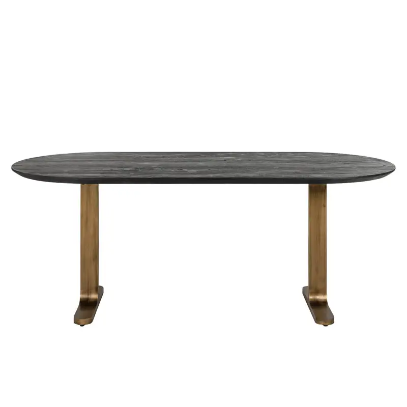 - Eettafel Revelin 235 (Black/gold)