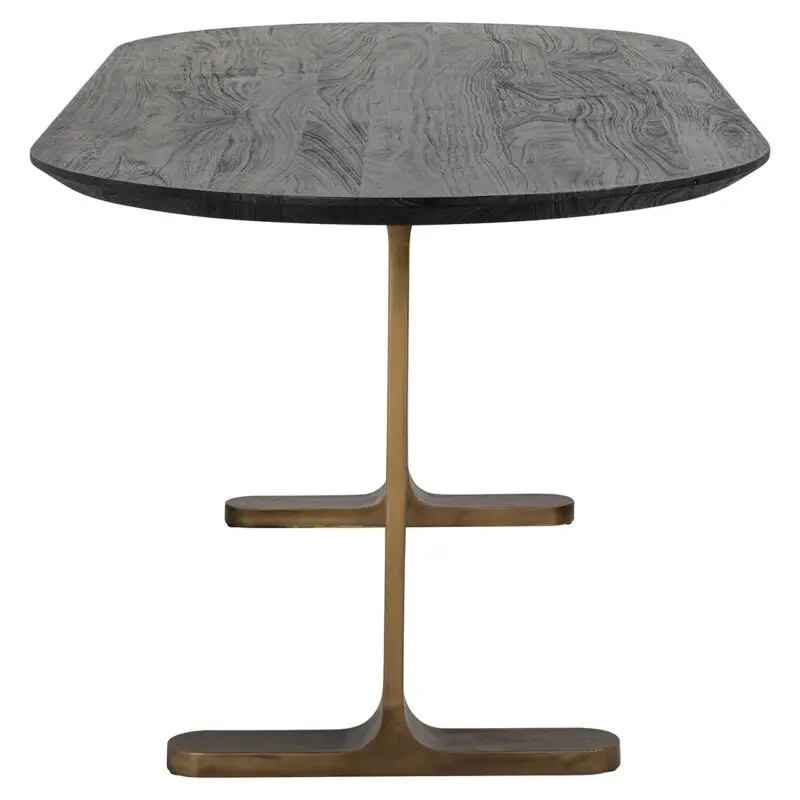 - Eettafel Revelin 235 (Black/gold)